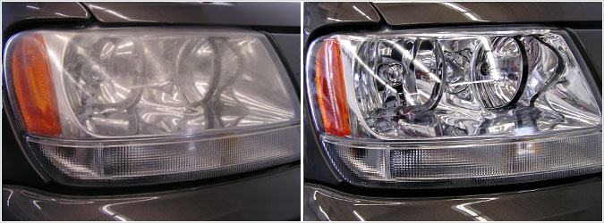 Headlight Before and After